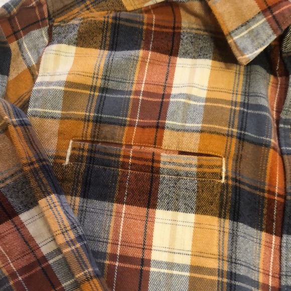 Men’s Merrell XL plaid cotton button down shirt - Picture 3 of 8